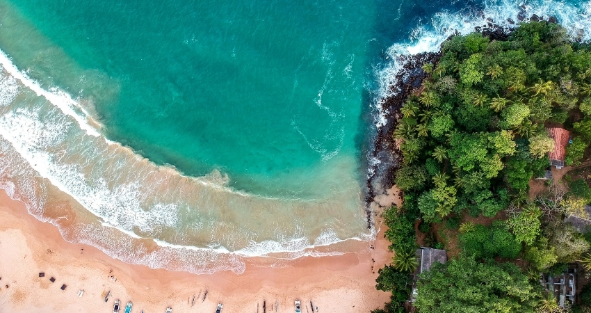 Mirissa beach area