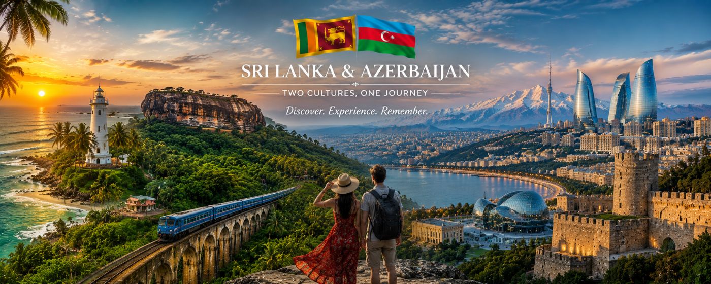 Sri Lanka and Azerbaijan holiday destinations featuring beautiful landscapes, cultural attractions and travel experiences.